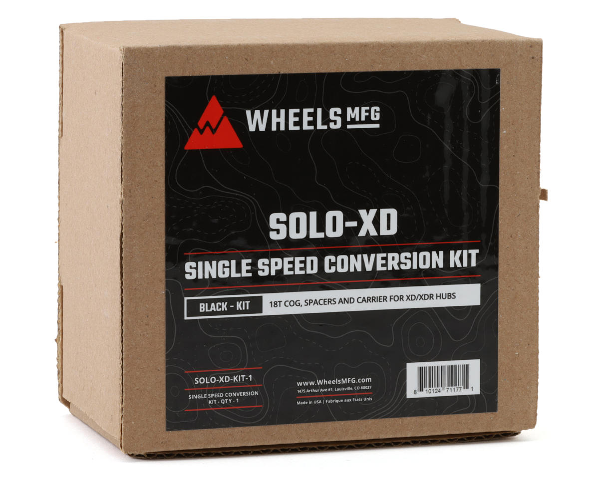 Wheels Manufacturing SOLO XD Single Speed Conversion Kit Black 18T