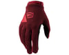 100% Ridecamp Women's Full Finger Glove (Brick) (L)