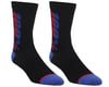 100% Rhythm Merino Wool Socks (Black/Blue) (L/XL)