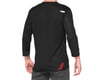Image 2 for 100% Airmatic 3/4 Sleeve Jersey (Black/Red) (L)