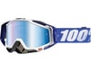 Image 1 for 100% Racecraft Goggles (Cobalt Blue) (Mirror Blue Lens) (Spare Clear Lens)