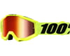 Image 1 for 100% Accuri Youth Goggle (Fluo Yellow) (Mirror Red Lens)
