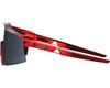 Image 3 for 100% SpeedCraft Sunglasses: Cherry Palace Frame with Black Mirror Lens, Spare Cl