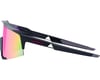 Image 3 for 100% Speedcraft Sunglasses: Soft Tact Graphite Frame with Purple Multilayer Mirr