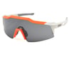 Image 1 for 100% Speedcraft SL Sunglasses (White/Orange) (Short Smoke Lens)