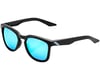 Image 1 for 100% Hudson Sunglasses (Matte Black) (HiPER Blue Multi Mirror)