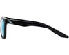 Image 3 for 100% Hudson Sunglasses (Matte Black) (HiPER Blue Multi Mirror)