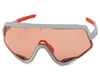 Image 1 for 100% Glendale Sunglasses (Soft Tact Oxyfire White) (Persimmon Lens)