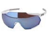 Related: 100% Racetrap Sunglasses (Matte White) (HiPER Blue Multilayer)