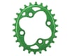 Image 1 for Absolute Black Oval Chainring (Green) (64mm BCD)