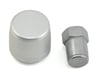 Image 1 for Abus Nutfix Axle Locking Nut (Silver) (2-pack) (M9)