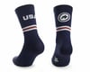 Image 2 for Assos USA Cycling Socks (Blue) (S)