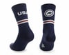 Image 2 for Assos USA Cycling Socks (Blue) (M)