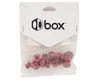 Image 2 for Box Components Spiral 7075 Alloy Chainring Bolt Kit (Red) (15)