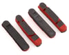 Image 1 for Campagnolo Carbon Rim Brake Pad Inserts (Red) (2 Pairs) (Campagnolo Holder)