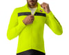 Image 3 for Castelli Puro 3 Long Sleeve Jersey FZ (Electric Lime/Black Reflex) (XL)
