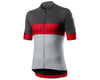 Image 1 for Castelli Prologo VI Short Sleeve Jersey (Grey/Red/Silver)