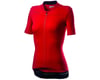 Castelli Anima 3 Women's Short Sleeve Jersey (Red/Black) (M)