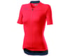 Image 1 for Castelli Anima 3 Women's Short Sleeve Jersey (Brilliant Pink/Dark Steel Blue) (L)