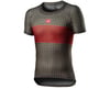 Image 1 for Castelli Pro Mesh M Short Sleeve Base Layer (Bark Green/Fiery Red)
