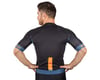 Image 3 for Castelli Entrata VI Short Sleeve Jersey (Light Black/Light Steel Blue-Pop Orange) (M)