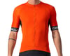 Image 1 for Castelli Entrata VI Short Sleeve Jersey (Fiery Red/Dark Grey-Ivory) (XS)