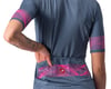 Image 3 for Castelli Women's Fenice Short Sleeve Jersey (Light Steel Blue/Pink Fluo) (S)