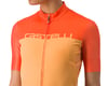 Image 5 for Castelli Women's Velocissima Short Sleeve Jersey (Soft Orange/Scarlet Ibis)