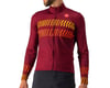Image 1 for Castelli Unlimited Thermal Long Sleeve Jersey (Bordeaux/Goldenrod Orange) (XL)