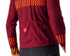 Image 3 for Castelli Unlimited Thermal Long Sleeve Jersey (Bordeaux/Goldenrod Orange) (XL)