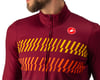 Image 5 for Castelli Unlimited Thermal Long Sleeve Jersey (Bordeaux/Goldenrod Orange) (XL)