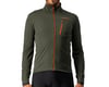 Image 1 for Castelli Go Jacket (Military Green/Fiery Red) (M)
