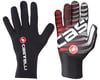 Image 1 for Castelli Diluvio C Long Finger Gloves (Black/Red) (S/M)
