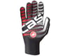 Image 2 for Castelli Diluvio C Long Finger Gloves (Black/Red)