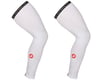 Castelli UPF 50+ Light Leg Sleeves (White) (L)