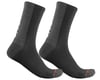 Castelli Men's Bandito Wool 18 Socks (Black) (L/XL)