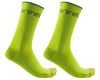 Castelli Distanza 20 Socks (Electric Lime) (L/XL)