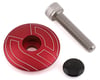 Image 1 for Cinelli Top Cap Kit (Red) (1-1/8")