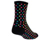 Image 2 for DeFeet Women's Aireator 4" Spotty Sock (Black) (XL)