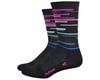DeFeet Wooleator 6" DNA Socks (Charcoal/Blue/Pink) (XL)