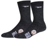 Image 1 for DeFeet Woolie Boolie 6" D-Logo Sock (Charcoal) (M)