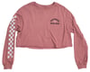 Image 1 for Fasthouse Inc. Star Long Sleeve Women's Crop Tee (Heather Mauve)