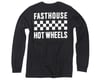 Image 2 for Fasthouse Inc. Stacked Hot Wheels Long Sleeve T-Shirt (Black) (L)