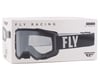 Image 3 for Fly Racing Focus Goggles (Black/White) (Clear Lens)