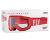 Image 3 for Fly Racing Focus Goggles (Red/White) (Clear Lens)
