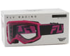 Image 3 for Fly Racing Youth Focus Goggles (Black/Pink) (Clear Lens)