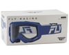 Image 3 for Fly Racing Focus Goggles (Blue/White) (Clear Lens)