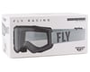 Image 3 for Fly Racing Youth Focus Goggles (Grey/Dark Grey) (Clear Lens)