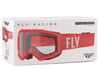 Image 3 for Fly Racing Youth Focus Goggles (Red/White) (Clear Lens)