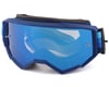 Fly Racing Zone Goggles (Black/Blue) (Sky Blue Mirror/Smoke Lens)